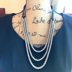 Taramanda Silver tones Necklace